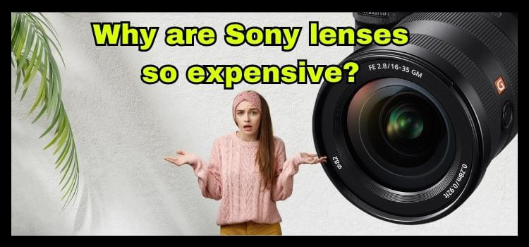 Why are Sony lenses so expensive